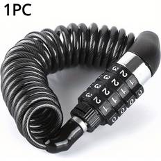 Temu Bike Lock Wire Chain Lock With Burglary