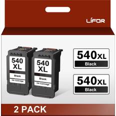 Lifor PG-540XL Ink Cartridges Black Replacement for Canon 540