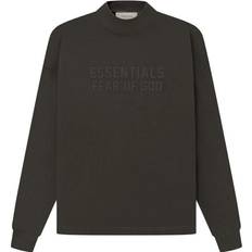Fear of God Tröjor Fear of God Essentials SS23 Relaxed Crewneck Logo Sweater - Off-Black