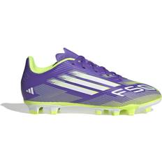 Purple Football Shoes Children's Shoes adidas F50 Club FG Multi-Ground Boots - Purple Rush/Cloud White