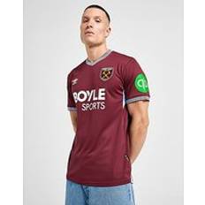West Ham United 2025 26 Home Shirt Red Mens