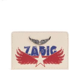 Zadig & Voltaire Tegnebøger & Nøgleringe Zadig & Voltaire Læder Wallets Cardholders Tilbehør Dame Beige