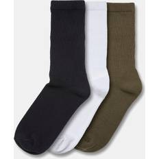 Urban Classics Strumpor Urban Classics UC Daily Socks 3-Pack - Black/White/Olive