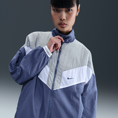 Nike Women Jackets Nike Sportswear Women's Woven Jacket - Blue