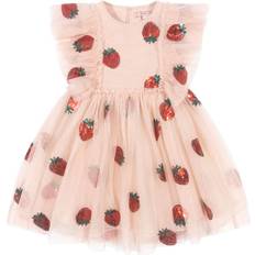 Konges Sløjd Kjoler Børnetøj Konges Sløjd Yvonne Frill Kjole Tyl - Strawberry