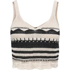Cropped Toppe Only Top Merida Life - Ecru Black
