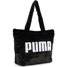 Puma Totes & Shopping Bags Puma Up Faux Fur 17L Shopper Youth - Black