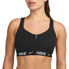 Nike Indy High Support Sports Bh Polstret Lynlås - Sort