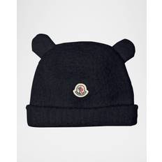 Moncler Huer Børnetøj Moncler Uld Hue Med Ører - Navy