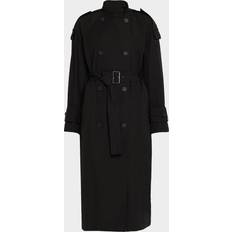 Moncler Coats Moncler Trevoux Trench Coat - Black