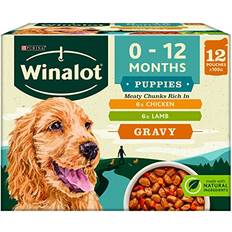 Purina Puppy Mixed in Gravy Wet Dog Food Pouches 12x100g Pack 4