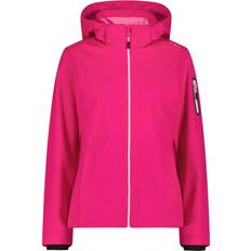 CMP Women's Light Softshell Jacket Zip Hood - Rosa