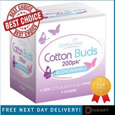 Swabs Cotton Tree Natural Baby Swabs Organic Biodegradable 200pk