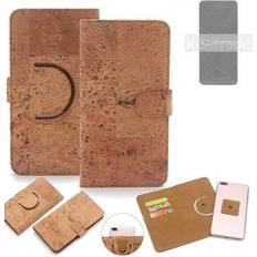Mobile Phone Accessories K-S-Trade 360° Wallet Case Cork Cover for Wiko Hi Enjoy 80 5G