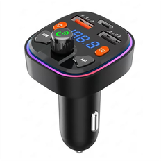 Bluetooth FM Transmitter Dual USB Type-C