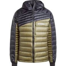 adidas Terrex Xperior Cold.rdy Dunjakke Med Hætte - Olivenfarvet/Sort