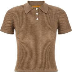 Women Polo Shirts Guest In Residence Polo Shirt - Beige