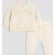 3-6M Other Sets Children's Clothing River Island Baby Boys Cream Little Dude Hoodie Set