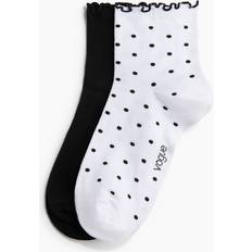 Vit Serena Short Sock 2-Pack - White