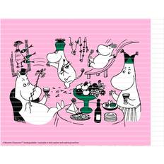 Opto Design Moomin 80 Dishcloth 17x20 cm Pink Kitchen Towel Pink