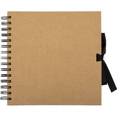 Brown Scrapbook Albums Crafter's Companion Kraft Scrapbook 8 x 8 Inches