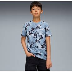Kamouflage Överdelar Puma Camo All-Over Print Tee Youth - Blue