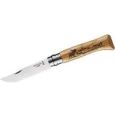 Opinel Knive Opinel No 08 Animalia America STK Braun Taschenmesser