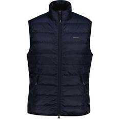 Gant Herre Veste Gant Light Down Vest Mand Evening Blue