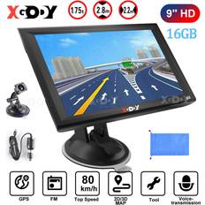 Sat Navs Xgody 9 Inch Car Truck SAT Nav GPS Navigation 16GB