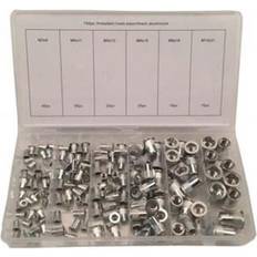 Byggmaterial Weber Sortiment Aluminium Blindnitmuttrar 150 St