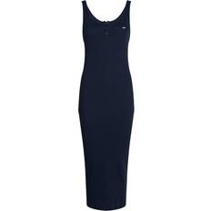 Tommy Hilfiger Midi Dresses Tommy Hilfiger Robe Midi Côtelée - Bleu