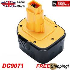 Dewalt Batteries & Chargers Dewalt DC9071 12Volt Battery DW9072 DW9071 DE9075 DE9071 4.8Ah Drill