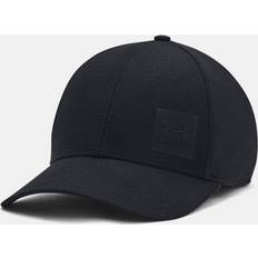 Under Armour Black Accessories Under Armour Vent Low Men's Stretch Fit Cap - Black