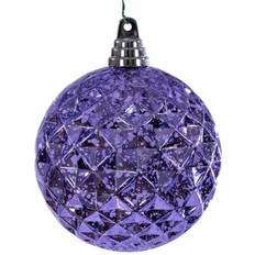 Purple Christmas Tree Ornaments Vickerman Lavender Diamond Mercury 4.75 in Christmas Tree Ornament