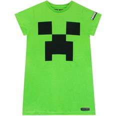Green Nightgowns Children's Clothing Minecraft Nightdress Kids Pyjamas Nightie