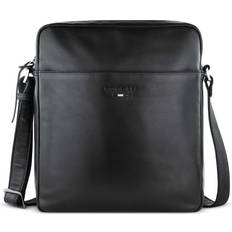 Bugatti Messenger-tasker Bugatti Romeo Leather Shoulder Bag 22 cm - Black