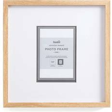 Dunelm Oversized Mount Square Light Wood Photo Frame 32.5x32.5cm
