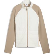 Puma Voksen Tøj Puma Cloudspun Fleece Hybrid Golf Jacket - White