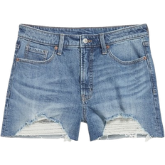 Old Navy Curvy High Waisted OG Jean Cut Off Shorts - Medium Wash
