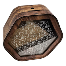Wooden Money Box Desk Piggy Bank