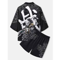 4XL Robes XYLFLY Anime Peripheral Kimono Jacket Set Bathrobe 2D Cloak - War