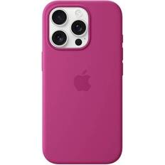 Apple Silicone Case with MagSafe for iPhone 16 Pro Fuchsia