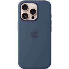 Apple Silicone Case with MagSafe for iPhone 16 Pro Denim