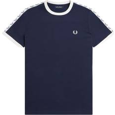 Fred Perry Taped Ringer T-Shirt - Carbon Blue