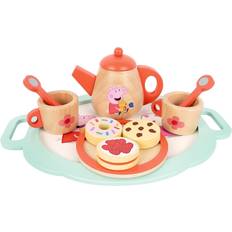 Peppa Pig Role Playing Toys Peppa Pig Wooden Kids Tea Set