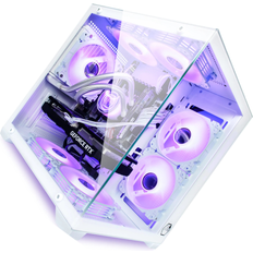 Octane VENOM White Gaming PC, Water Cooling, ARGB, Wi-Fi + Bluetooth, with Intel®, 64 GB RAM, 1 TB SSD, NVIDIA RTX™ 3050, Win 11 Pro