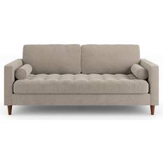 Polypropylene Sofas Dunelm Zoe Grey Sofa 204cm 3 Seater