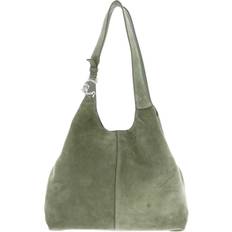 Sølv Bucket Bags Coccinelle C-Easy Suede Hobo Bag - Grå