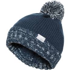 Trespass Kid's Bobble Hat Knitted Fleece Lined Nefti - Navy
