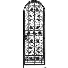 vidaXL 240939 Black Wine Rack 45x133.5cm